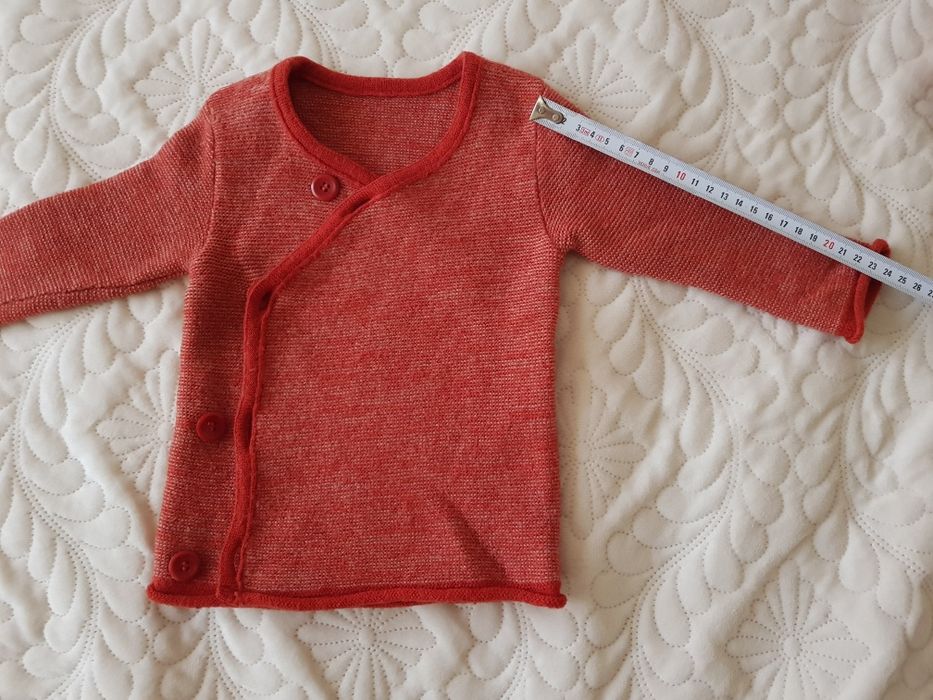 Cardigan lana merinos Disana 74/80