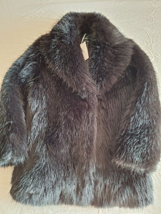 Зимно яке манго изкуствен мех