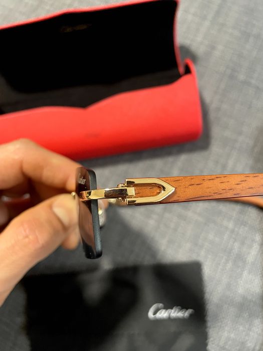 Мъжки слънчеви очила Cartier, нови