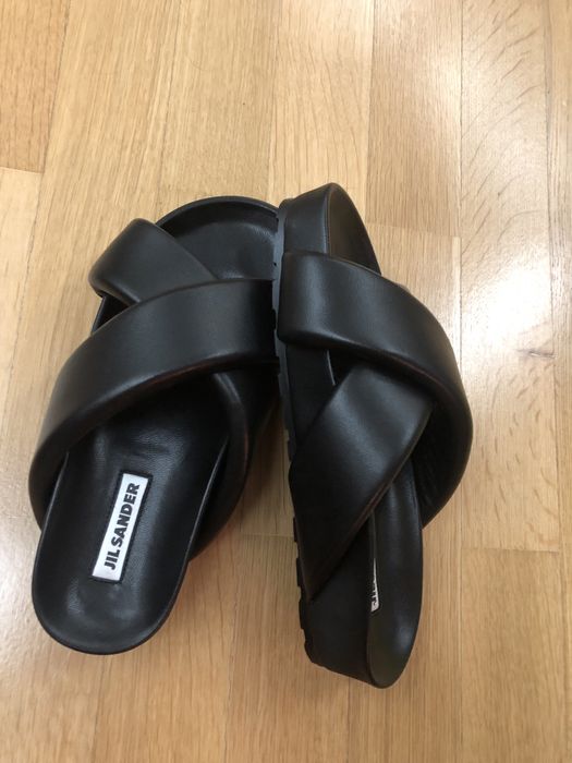 Сандалии шлепки. Jil Sander.