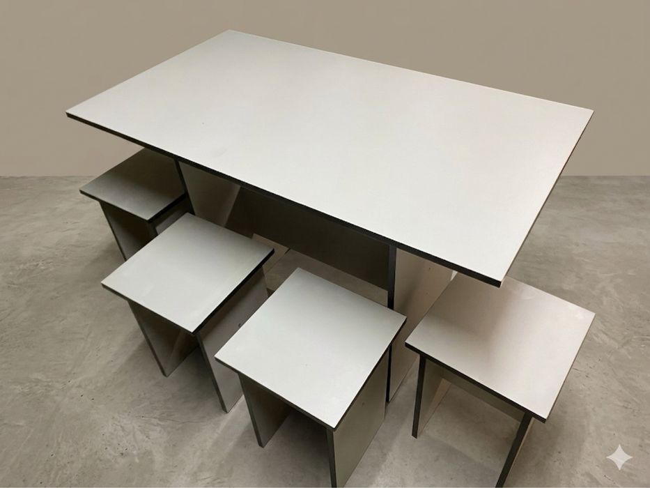 Новый кухонный стол и стулья 110×60×75 | Астана