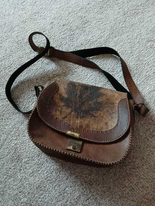 Geanta piele handmade