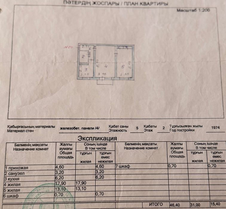 Продам 2 ком квартиру , 5 микрорайон