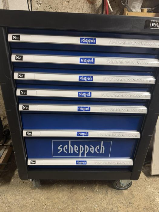 Комплект инструменти количка 263 части  Scheppach TW1000 работилница