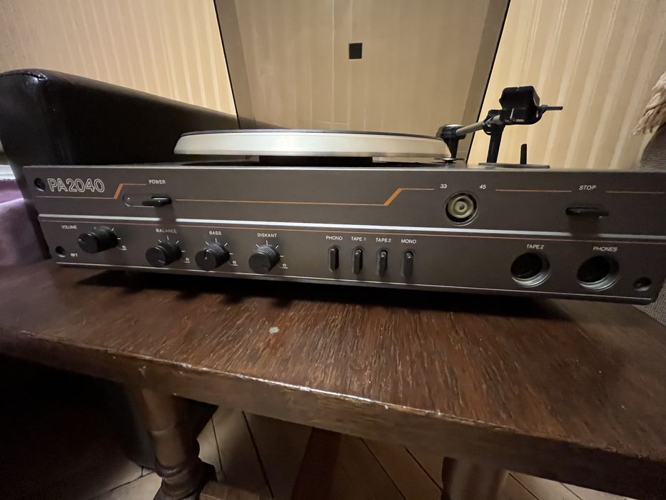 Pick-up vintage Ziphona PA-2040 RDG anii '80, stare excelentă