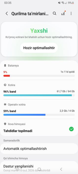 Samsung a 32 holati zo‘r hamma joyi radnoy karobka dokumentli