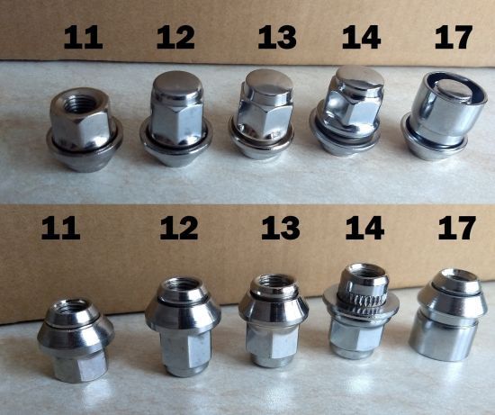 Piulite Suzuki M12 x 1.25 cu guler de centrare