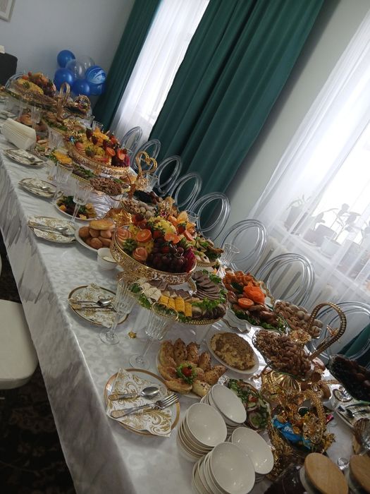 Аренда стулья стол посуды