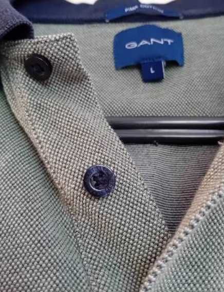 Оригинална фланелка с яка Gant