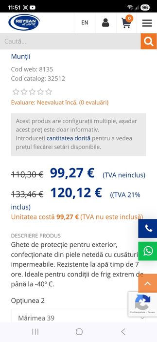 Ghete de protecție pentru exterior MTS Polar Overcap Flex S3. Fabricat