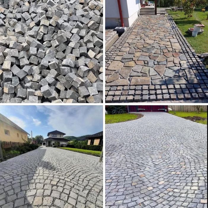 Montaj Piatră Naturală | Pavaj Piatră Cubică