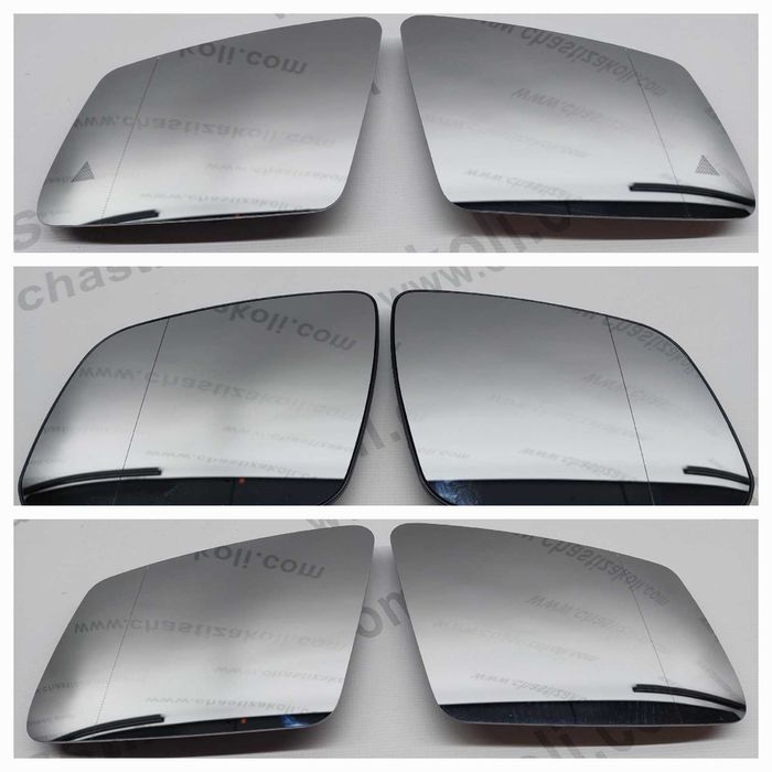 Стъкло за огледало Mercedes C-CLASS W204 /07-14/ S-CLASS W221 /05-13/ E-CLASS W212 /09-16/