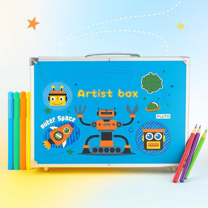 Творчески комплект за рисуване с изключително разнообразие от цветове