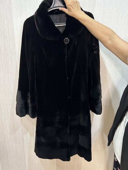 Норковая шуба. Стриженая.