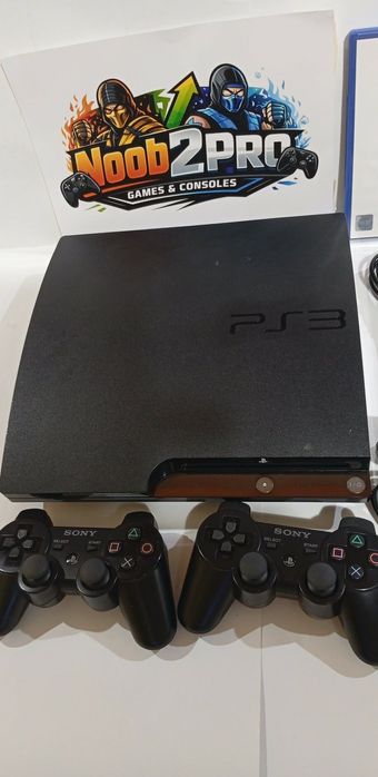 Play Station 3 (PS3) Slim в отлично състояние + 2 джойстика