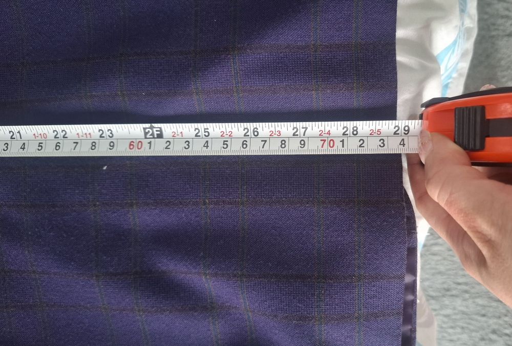 Sacou bărbați Moda Alis, mov în carouri, mărimea 46