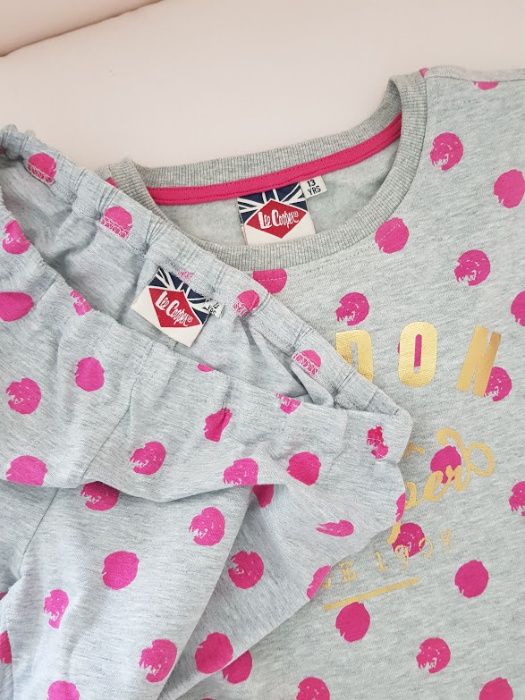 Bluza vatuita +Colanti Lee Cooper,13 ani,merg mai devreme,stare perfec