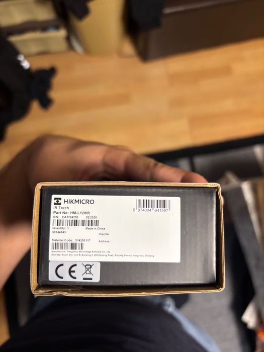 Hikmicro alpex lrf 4k a50el + Ir фенер