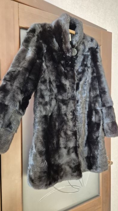 Шуба норковая черная