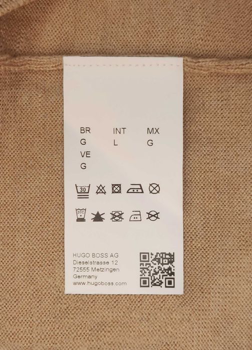 Pulover Hugo Boss - Cappuccino Regular