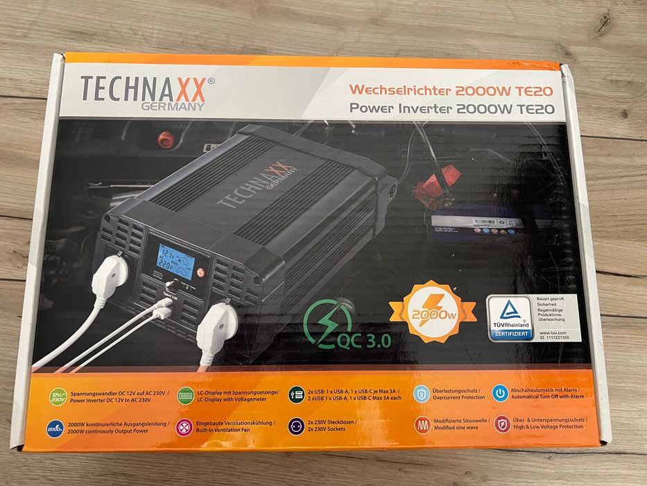Invertor NOU Technaxx 2000w TE20