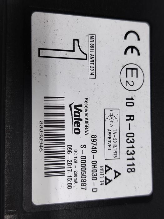 Modul inchidere centralizata 897400h030 Toyota Aygo 2 (facelift) (2018 - 2020)