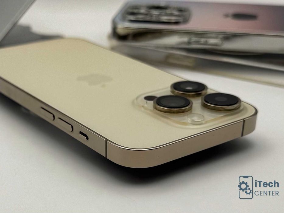 iPhone 14 Pro, 256GB, Gold, 100% батерия, КАТО НОВ, ГАРАНЦИЯ!