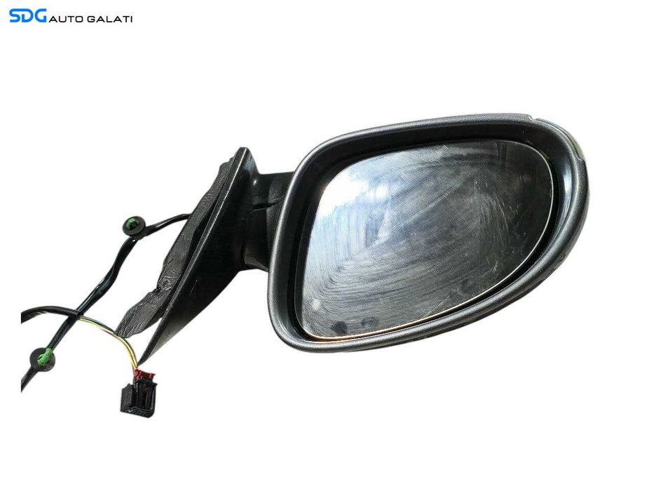 Oglinda Stanga Electrica Volkswagen Passat B6 2005 - 2010 Culoare Gri LA7T Cod 3C0857933 [LR1306]