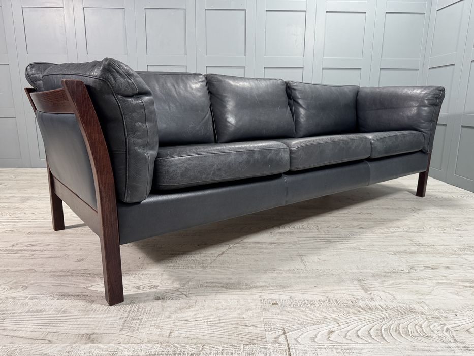 Датски кожен диван 3-ка Skalma Д1150