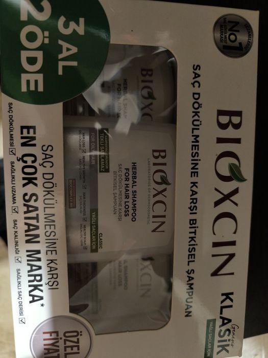 Турски шампоан Bioxcin различни видове