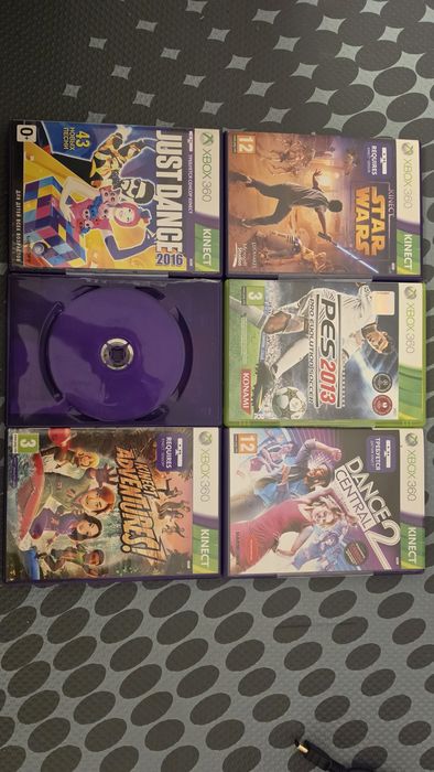 Xbox 360 + Kinect, с играми.