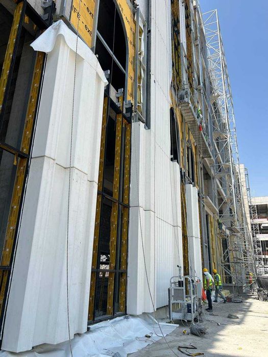 Фибрабетон GRC (FIBROBETON) уникальные фасады и декоративные