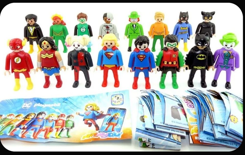 Продам фигурки киндера DC Playmobil