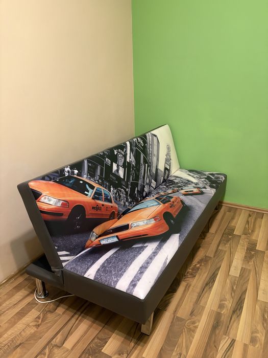 Canapea extensibilă / pat de o persoană – dimensiune mică