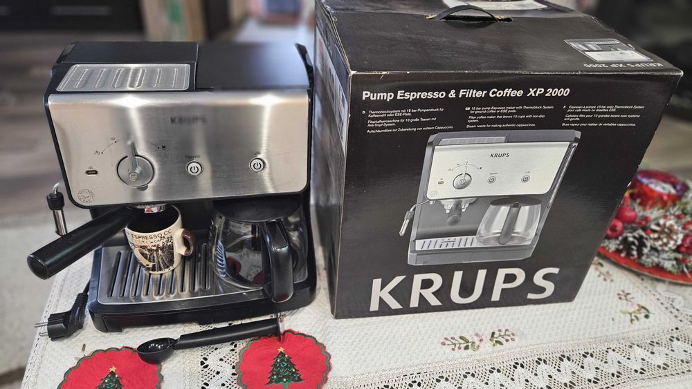 Expresor KRUPS XP 2000 – Aproape nou ! - un cadou de Craciun