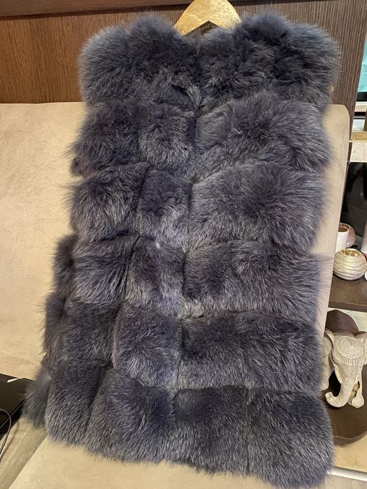 Зимен елек тъмно сив