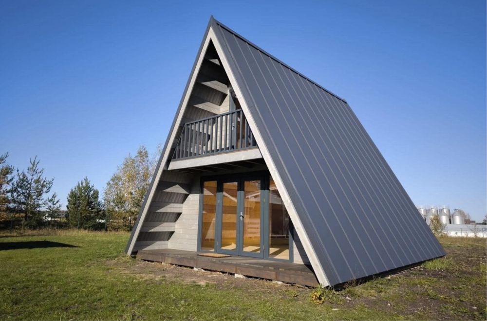 Construim cabane tip casa sau Aframe la cheie