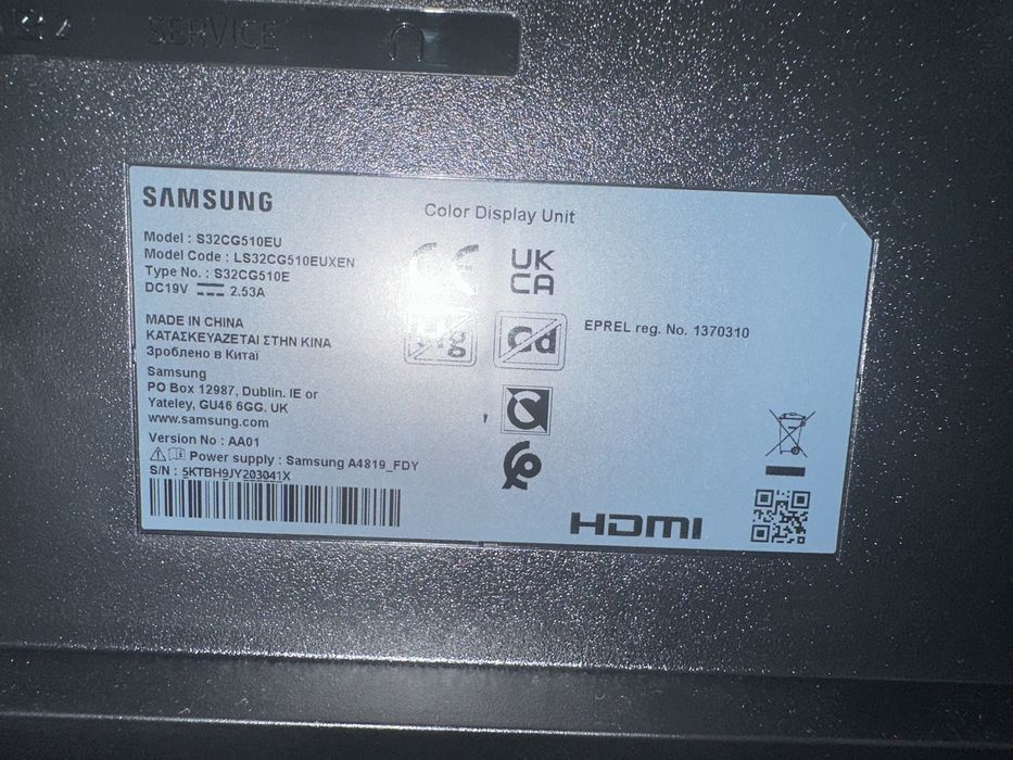 Monitor Gaming Samsung