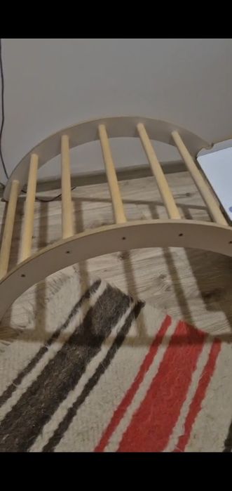 Set de catarat Ruki 3 in 1 triunghi Pikler de catarat tobogan leagan