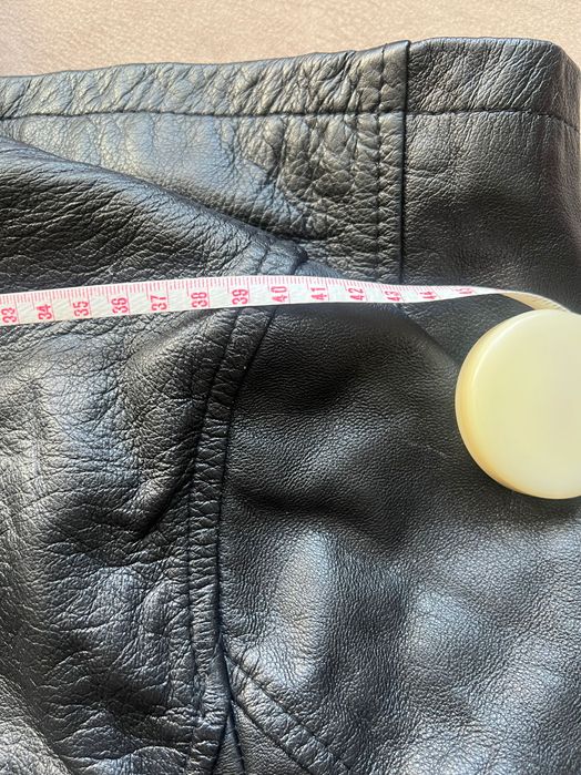 Extin дамско кожено черно манто