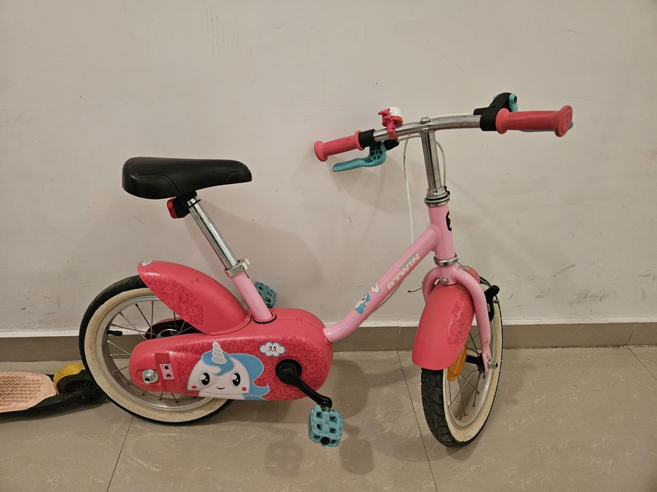 Bicicletă 14 inch B'Twin Unicorn 500 Decathlon