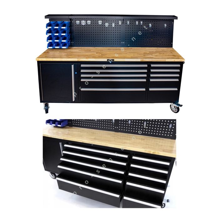 Професионален Подвижен Шкаф за Инструменти 10 чекмеджета RockForce