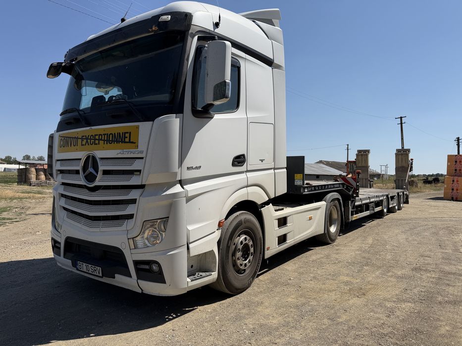Trailer Faymonville 3 axe extensibil lungime si latime + alveole