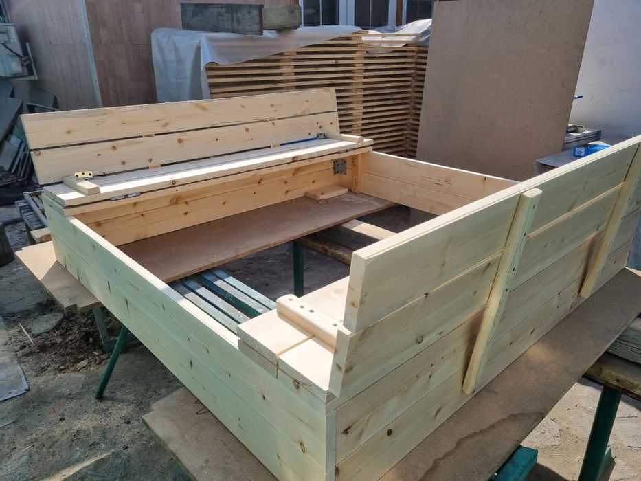 Песочница деревянная