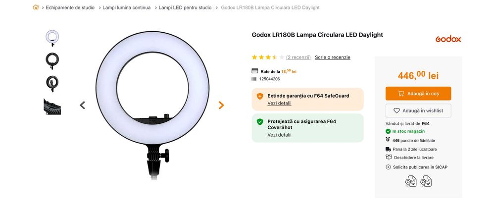 Ringlight Godox 5600K