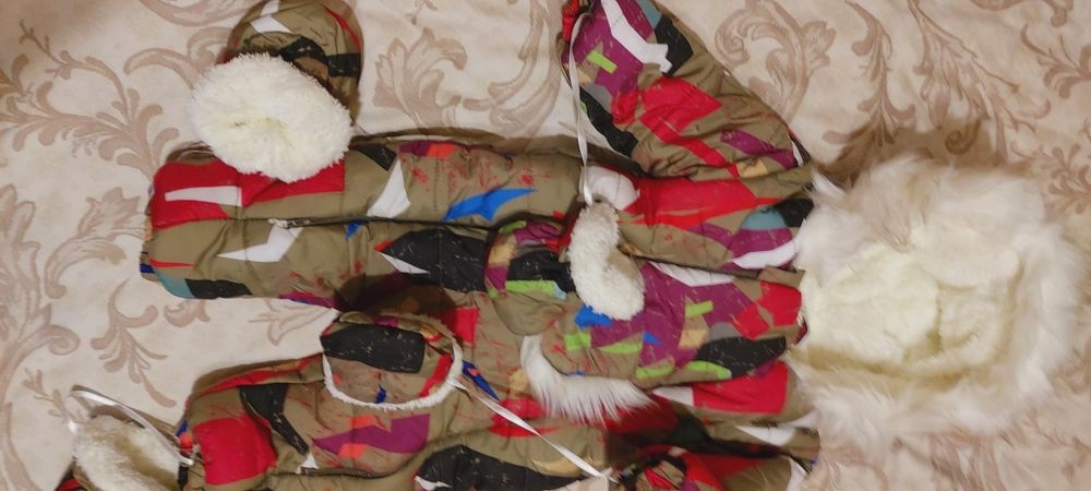 Зимний комбинезон 3-6 мес