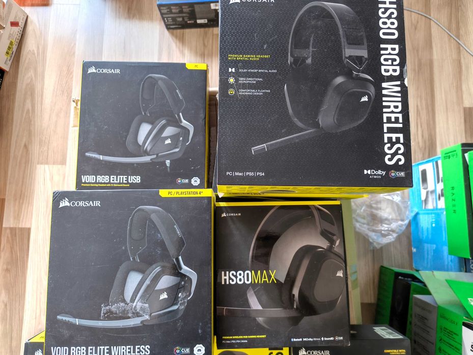 Casti Gaming Wireless Cosrsair Virtuoso SE / HS80 MAX / Void Elite