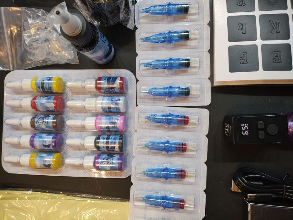 Aparat tatuaje Set complet