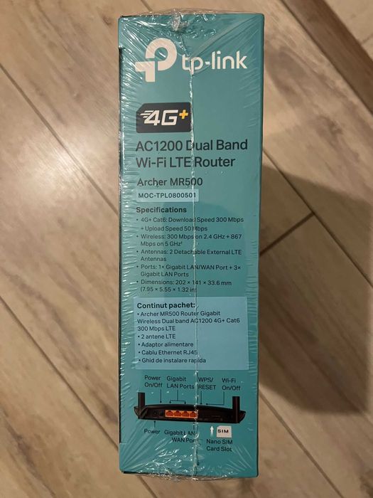 garantie Router modem 4G+ TP-Link mr500  sigilat