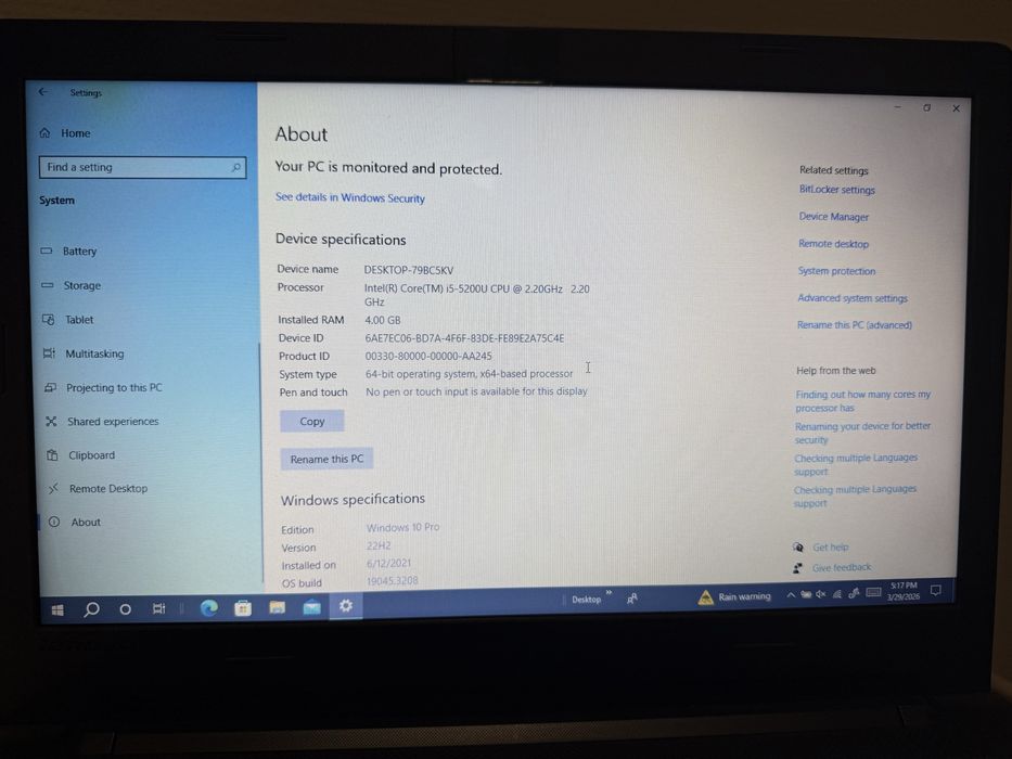 Laptop Lenovo & imprimanta Epson L3151